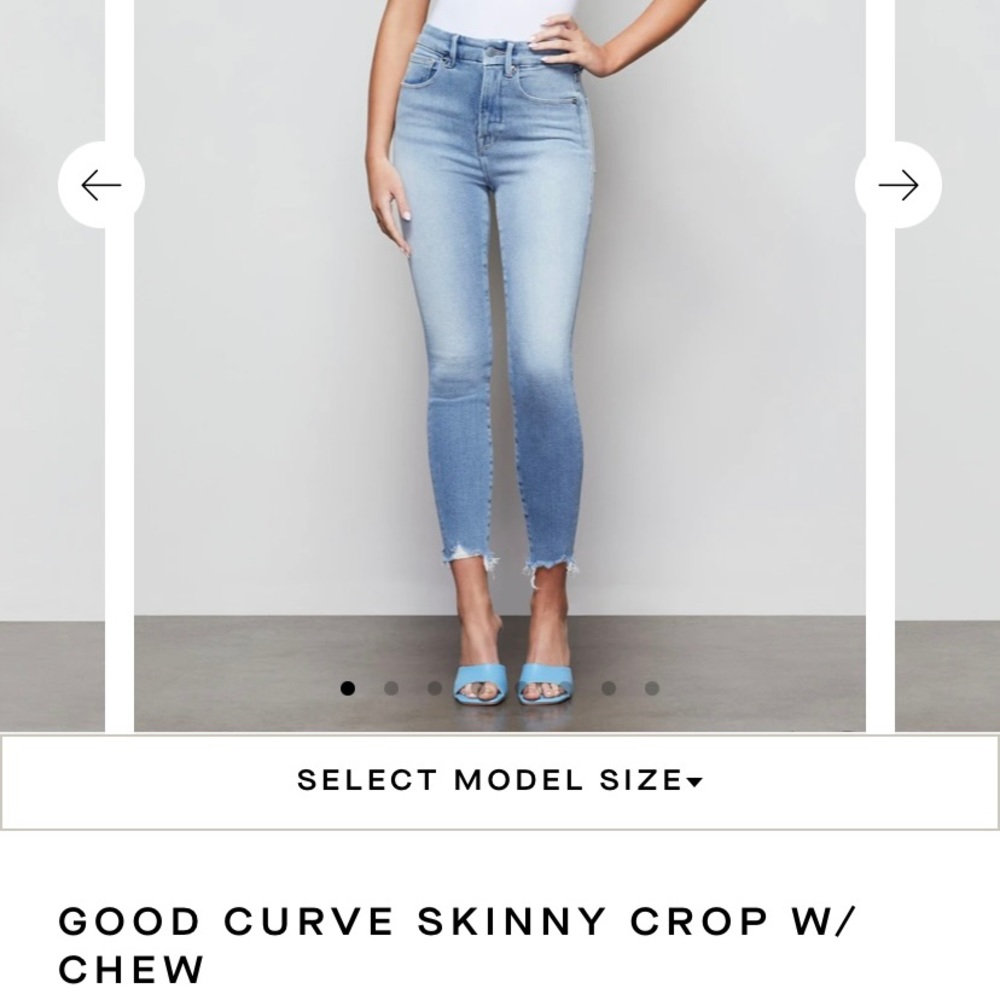 NWT Good American good curve skinny jeans 14